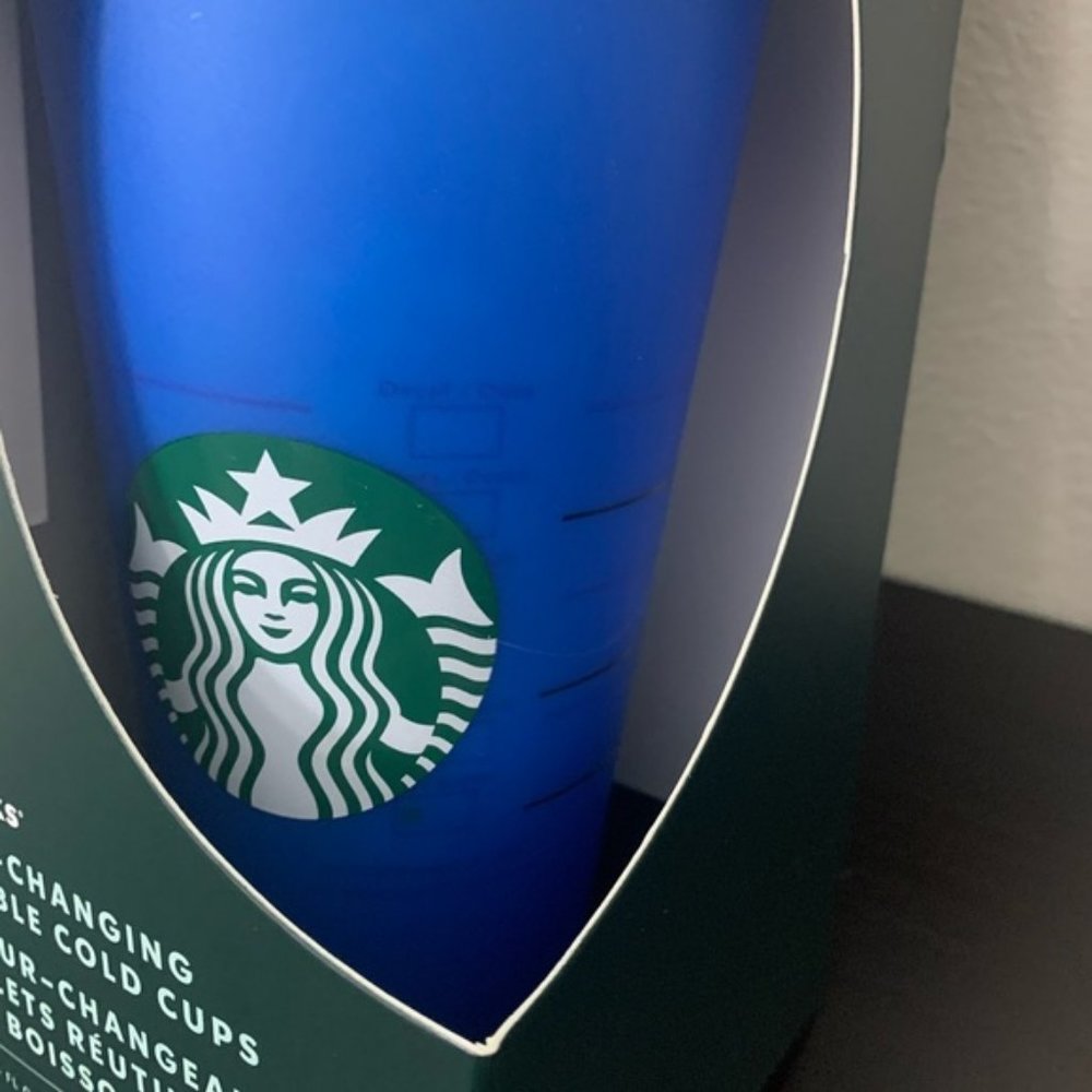 STARBUCKS COLOR CHANGING REUSABLE COLD CUPS 2020 - Picture 4 of 5